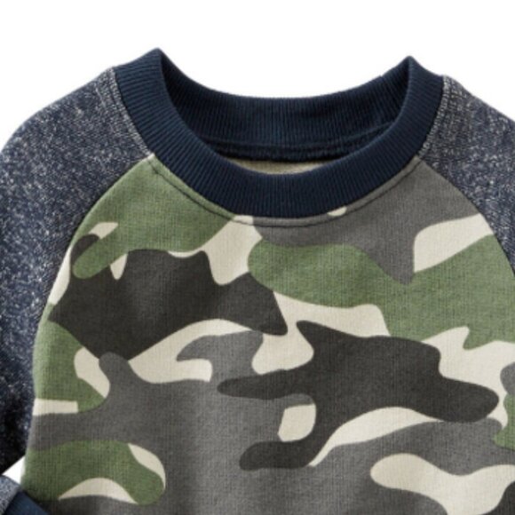 NWT Oshkosh Bgosh Cardigan Sweater for Toddler Baby Boys French Terry 12… - Picture 2 of 5